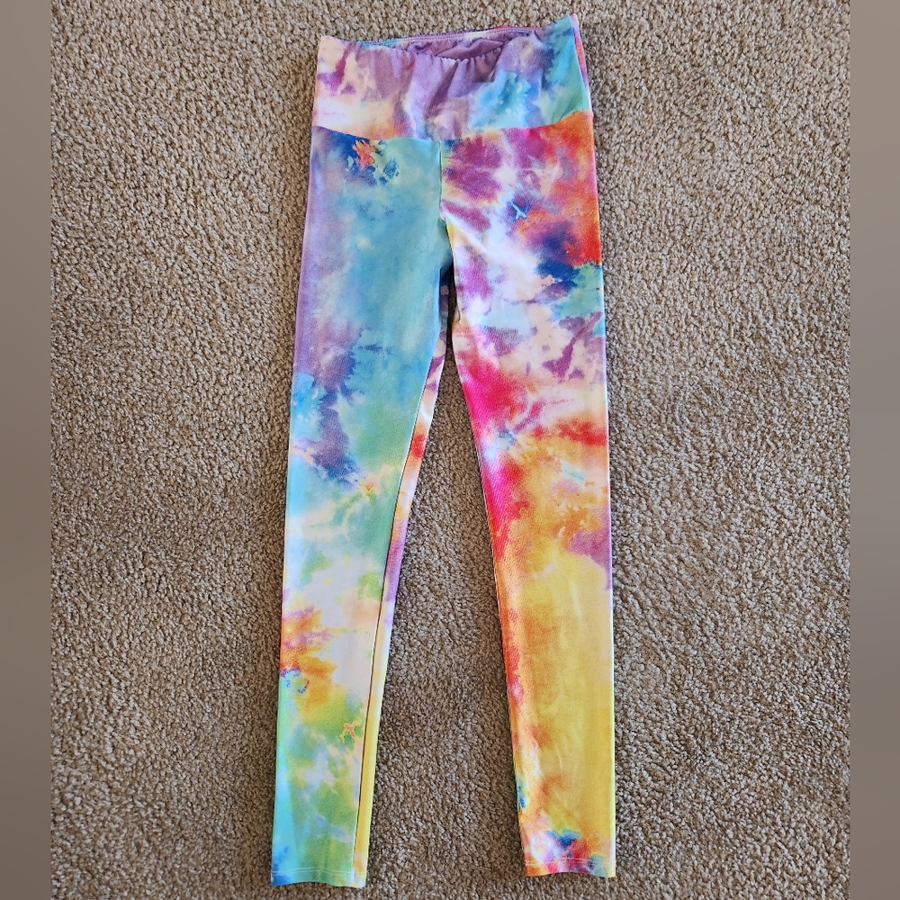 Goldsheep Neon Tie Dye Leggings - Picture 2 of 3